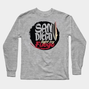 San Diego light my fuego Long Sleeve T-Shirt